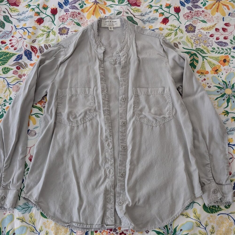 ANTHROPOLOGIE Cloth & Stone Button Up Shirt‎ XS